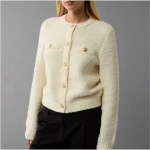 American Eagle Outfitters AE Boucle Cardigan